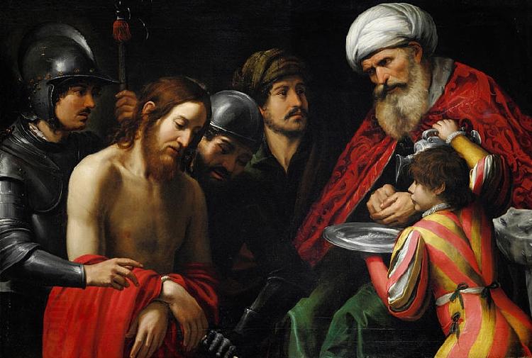 unknow artist Cristo davanti a Pilato China oil painting art